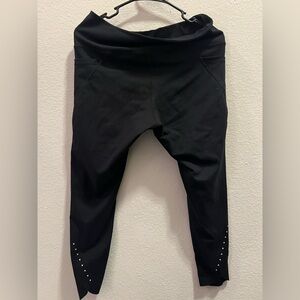 Danskin Black Active Leggings with Stud Detail – Size L